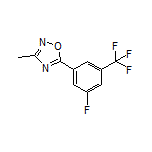 5-[3-Fluoro-5-(trifluoromethyl)phenyl]-3-methyl-1,2,4-oxadiazole