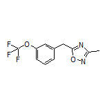 3-Methyl-5-[3-(trifluoromethoxy)benzyl]-1,2,4-oxadiazole