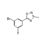 5-(3-Bromo-5-fluorophenyl)-3-methyl-1,2,4-oxadiazole