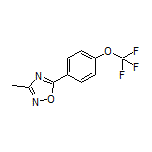 3-Methyl-5-[4-(trifluoromethoxy)phenyl]-1,2,4-oxadiazole