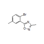 5-(2-Bromo-5-methylphenyl)-3-methyl-1,2,4-oxadiazole