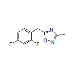 5-(2,4-Difluorobenzyl)-3-methyl-1,2,4-oxadiazole