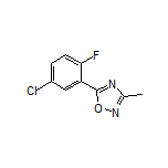 5-(5-Chloro-2-fluorophenyl)-3-methyl-1,2,4-oxadiazole