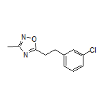 5-(3-Chlorophenethyl)-3-methyl-1,2,4-oxadiazole