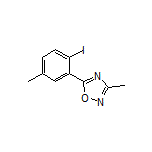 5-(2-Iodo-5-methylphenyl)-3-methyl-1,2,4-oxadiazole