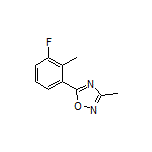 5-(3-Fluoro-2-methylphenyl)-3-methyl-1,2,4-oxadiazole
