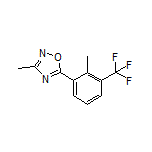 3-Methyl-5-[2-methyl-3-(trifluoromethyl)phenyl]-1,2,4-oxadiazole