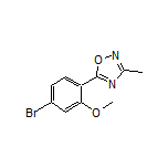 5-(4-Bromo-2-methoxyphenyl)-3-methyl-1,2,4-oxadiazole