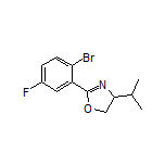 2-(2-Bromo-5-fluorophenyl)-4-isopropyl-4,5-dihydrooxazole