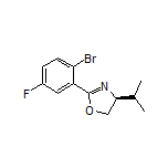 (S)-2-(2-Bromo-5-fluorophenyl)-4-isopropyl-4,5-dihydrooxazole