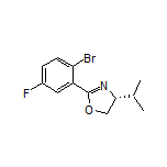 (R)-2-(2-Bromo-5-fluorophenyl)-4-isopropyl-4,5-dihydrooxazole