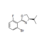 (R)-2-(2-Bromo-6-fluorophenyl)-4-isopropyl-4,5-dihydrooxazole