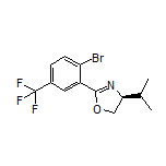 (S)-2-[2-Bromo-5-(trifluoromethyl)phenyl]-4-isopropyl-4,5-dihydrooxazole