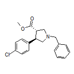 Methyl (3S,4R)-1-Benzyl-4-(4-chlorophenyl)pyrrolidine-3-carboxylate