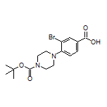 3-Bromo-4-(4-Boc-piperazin-1-yl)benzoic Acid