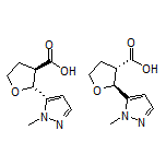 trans-2-(1-Methyl-5-pyrazolyl)tetrahydrofuran-3-carboxylic Acid