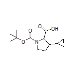 1-Boc-3-cyclopropylpyrrolidine-2-carboxylic Acid