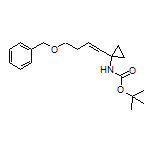 1-[4-(Benzyloxy)-1-buten-1-yl]-N-Boc-cyclopropanamine