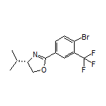 (S)-2-[4-Bromo-3-(trifluoromethyl)phenyl]-4-isopropyl-4,5-dihydrooxazole