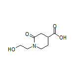 1-(2-Hydroxyethyl)-2-oxopiperidine-4-carboxylic Acid