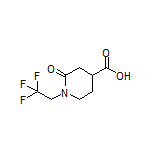 2-Oxo-1-(2,2,2-trifluoroethyl)piperidine-4-carboxylic Acid