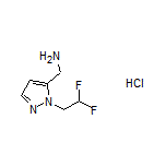 [1-(2,2-Difluoroethyl)-5-pyrazolyl]methanamine Hydrochloride