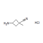 3-Amino-1-methylcyclobutanecarbonitrile Hydrochloride