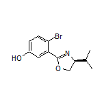 (S)-4-Bromo-3-(4-isopropyl-4,5-dihydrooxazol-2-yl)phenol