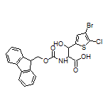 2-(Fmoc-amino)-3-(4-bromo-5-chlorothiophen-2-yl)-3-hydroxypropanoic Acid