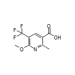 6-Methoxy-2-methyl-5-(trifluoromethyl)nicotinic Acid