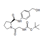 (S)-1-(Boc-glycyl)-N-[4-(hydroxymethyl)phenyl]pyrrolidine-2-carboxamide