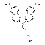 7-(4-Bromobutyl)-3,11-dimethoxy-7H-dibenzo[c,g]carbazole