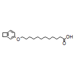 12-[Bicyclo[4.2.0]octa-1(6),2,4-trien-3-yloxy]dodecanoic Acid