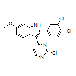 3-(2-Chloropyrimidin-4-yl)-2-(3,4-dichlorophenyl)-6-methoxy-1H-indole