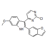 2-(Benzofuran-6-yl)-3-(2-chloropyrimidin-4-yl)-6-methoxy-1H-indole