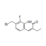 7-(Bromomethyl)-3-ethyl-8-fluoroquinolin-2(1H)-one