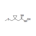 N-Hydroxy-2-[1-[(methylthio)methyl]cyclopropyl]acetimidamide