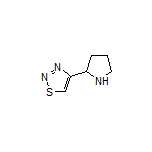 4-(Pyrrolidin-2-yl)-1,2,3-thiadiazole