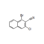 1-Bromo-3-chloro-2-naphthonitrile