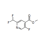 Methyl 2-(Difluoromethyl)-5-fluoroisonicotinate