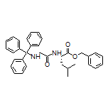 Benzyl (S)-4-Methyl-2-[2-(tritylamino)acetamido]pentanoate