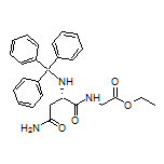 Ethyl (S)-2-[4-Amino-4-oxo-2-(tritylamino)butanamido]acetate