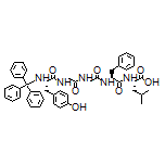 (3S,12S,15S)-12-Benzyl-3-(4-hydroxybenzyl)-15-isobutyl-4,7,10,13-tetraoxo-1,1,1-triphenyl-2,5,8,11,14-pentaazahexadecan-16-oic Acid