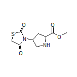 Methyl 4-(2,4-Dioxothiazolidin-3-yl)pyrrolidine-2-carboxylate