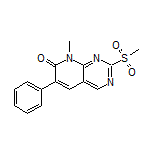 8-Methyl-2-(methylsulfonyl)-6-phenylpyrido[2,3-d]pyrimidin-7(8H)-one