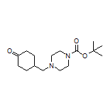 4-[(4-Boc-piperazin-1-yl)methyl]cyclohexanone