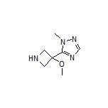 5-(3-Methoxyazetidin-3-yl)-1-methyl-1H-1,2,4-triazole