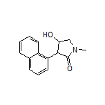 4-Hydroxy-1-methyl-3-(2-naphthyl)pyrrolidin-2-one