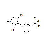 4-Hydroxy-1-methyl-3-[3-(trifluoromethyl)phenyl]-1H-pyrrol-2(5H)-one