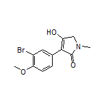 3-(3-Bromo-4-methoxyphenyl)-4-hydroxy-1-methyl-1H-pyrrol-2(5H)-one
